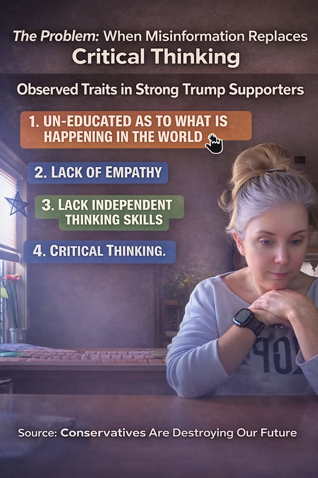 Documented record of offenses against democratic institutions