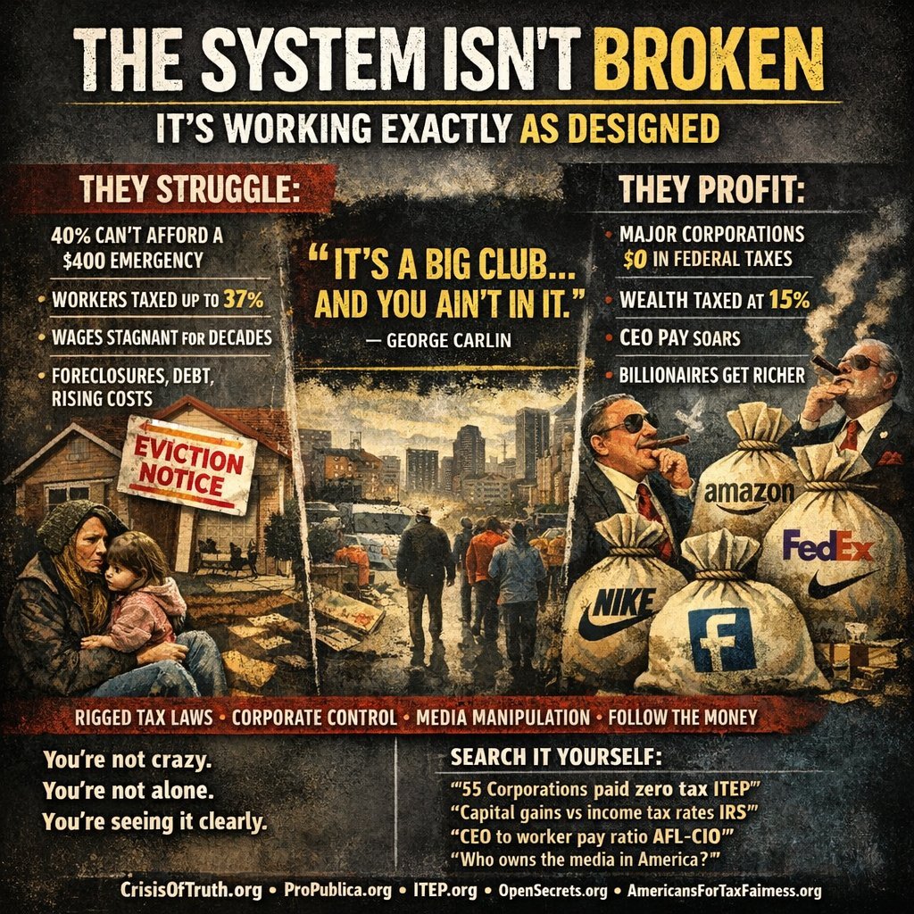 The system isn't broken. It's working exactly as designed.